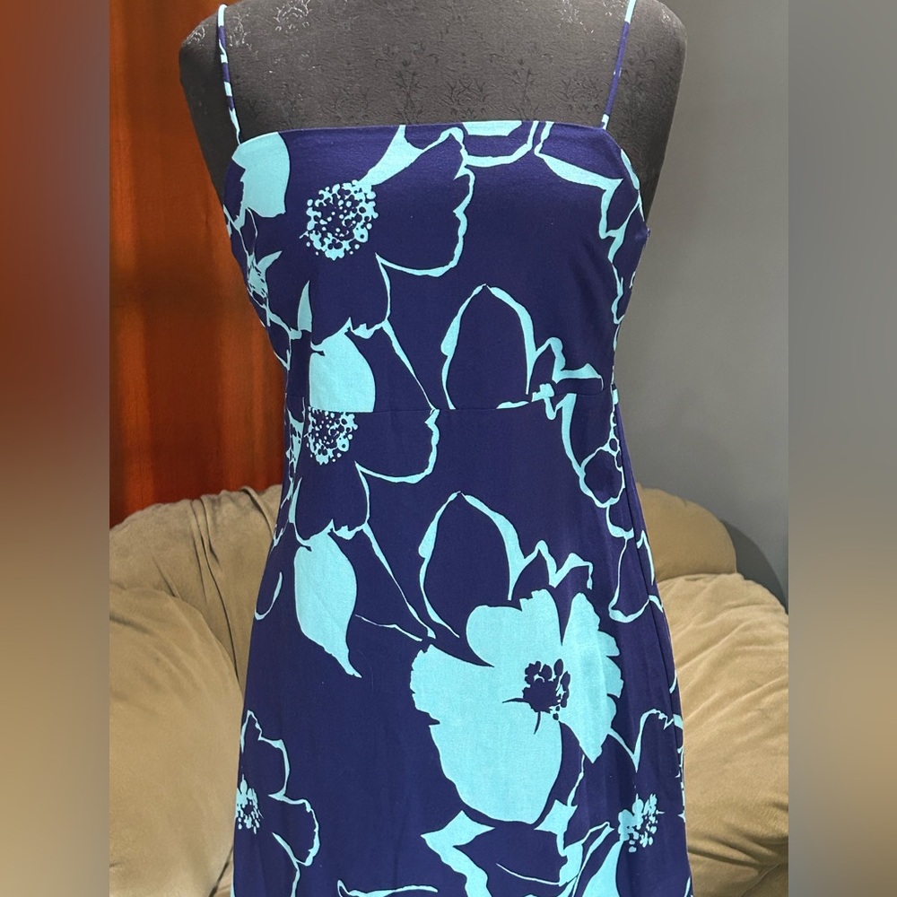 Sadie & Sage Blue Floral Mini Dress